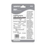 Satco 25W T8 Incandescent Bulb, E17 Intermediate Base, 2700K, 100+ CRI, Dimmable, Clear with Clear Glass, alternate view [Satco-S4720|CUSTOM|2]