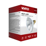Satco 125W PAR38 Reflector Incandescent Bulb, E26 Medium Base, 2700K, 90+ CRI, Dimmable, Wet Rated, Clear, alternate view [Satco-S4798|CUSTOM|1]