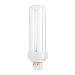 Satco 13W T4 CFL Bulb, G24q-1 Base, 3000K, 80+ CRI, White with White Glass, alternate view [Satco-S6730|CUSTOM|1]