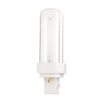 Satco 13W T4 CFL Bulb, GX23-2 Base, 2700K, 80+ CRI, White with White Glass, alternate view [Satco-S8317|CUSTOM|1]