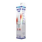 Satco 13W T4 CFL Bulb, GX23-2 Base, 2700K, 80+ CRI, White with White Glass, alternate view [Satco-S8317|CUSTOM|4]