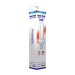 Satco 13W T4 CFL Bulb, GX23-2 Base, 2700K, 80+ CRI, White with White Glass, alternate view [Satco-S8317|CUSTOM|5]
