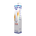 Satco 18W T4 CFL Bulb, G24q-2 Base, 3000K, 80+ CRI, Dimmable, alternate view [Satco-S8334|CUSTOM|3]