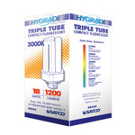 Satco 18W T4 CFL Bulb, GX24q-2 Base, 3000K, 80+ CRI, Dimmable, White with White Glass, alternate view [Satco-S8342|CUSTOM|6]