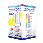 Satco 18W T4 CFL Bulb, GX24q-2 Base, 3500K, 80+ CRI, Dimmable, White with White Glass, alternate view [Satco-S8343|CUSTOM|6]