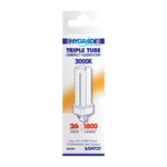 Satco 26W T4 CFL Bulb, GX24q-3 Base, 3000K, 80+ CRI, Dimmable, White with White Glass, alternate view [Satco-S8346|CUSTOM|1]