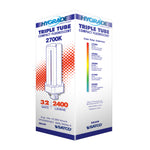 Satco 32W T4 CFL Bulb, GX24q-3 Base, 2700K, 80+ CRI, Dimmable, White with White Glass, alternate view [Satco-S8349|CUSTOM|6]