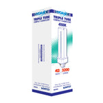 Satco 42W T4 CFL Bulb, GX24q-4 Base, 4100K, 80+ CRI, Dimmable, White with White Glass, alternate view [Satco-S8356|CUSTOM|5]