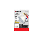 Satco 6.5W (50W Equivalent) MR16 Reflector LED Bulb, GU10 Base, 2700K, 90+ CRI, 40° Beam, Dimmable, Damp Rated, White with Array Glass, alternate view [Satco-S8588|CUSTOM|1]