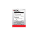 Satco 6.5W (50W Equivalent) MR16 Reflector LED Bulb, GU10 Base, 2700K, 90+ CRI, 40° Beam, Dimmable, Damp Rated, White with Array Glass, alternate view [Satco-S8588|CUSTOM|3]