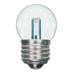Satco 1.2W (11W Equivalent) S11 Indicator LED Bulb, E26 Medium Base, 2700K, 80+ CRI, Wet Rated, Clear with Clear Glass, alternate view [Satco-S9160|CUSTOM|1]