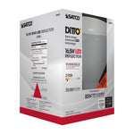 Satco 16.5W (85W Equivalent) BR40 Reflector LED Bulb, E26 Medium Base, 2700K, 80+ CRI, 103° Beam, Dimmable, Damp Rated, Frost with Frost Glass, alternate view [Satco-S9638|CUSTOM|6]