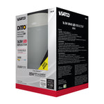 Satco 16.5W (85W Equivalent) BR40 Reflector LED Bulb, E26 Medium Base, 3000K, 80+ CRI, 103° Beam, Dimmable, Damp Rated, Frost with Frost Glass, alternate view [Satco-S9639|CUSTOM|5]