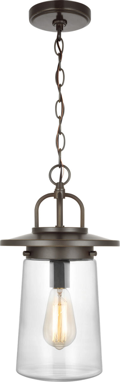 Tybee Pendant by Generation Lighting - Antique Bronze with Clear Glass [Generation Lighting-6208901EN7-71|MAIN]