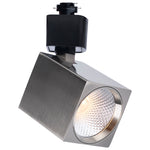 Satco LED Track Head, Dim to Warm, H Style, 120V, Square, CCT Selectable - Brushed Nickel, 8 Watt, 2700K/3000K/3500K/4000K/5000K CCT, 36 Degree Beam Angle [Satco-TH753|MAIN]