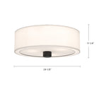 Theo 24" 3-Light Flush Mount - dimension drawing 1 [Alora-FM547924AGWL|CUSTOM|1]