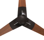 Modern Fan Co Torsion 62" Ceiling Fan - Damp Rated - view from below (TOR-DB-MG-UNDER.jpg) [Modern Fan Co-TOR-GW-62-WH-NL-001|CUSTOM|4]