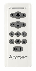 Fanimation TR205DS handheld ceiling fan remote control, front view [Fanimation-TR205DS|CUSTOM|1]
