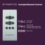 Fanimation TR500: button guide card [Fanimation-TR500|CUSTOM|3]