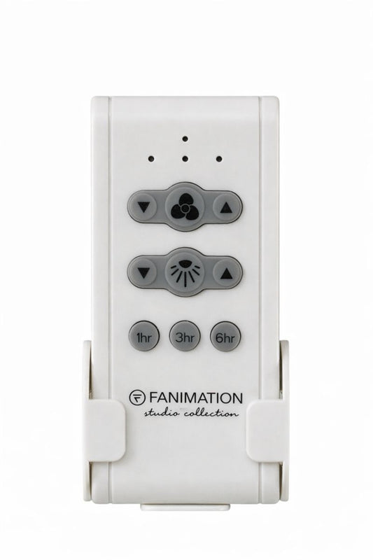 Fanimation TR500S handheld ceiling fan remote control, front view [Fanimation-TR500S|CUSTOM|2]
