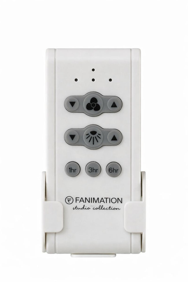 Fanimation TR500S handheld ceiling fan remote control, front view [Fanimation-TR500S|CUSTOM|2]