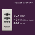 Button guide for the Fanimation TR800S remote: fan speed, light dimming and color temperature select, sleep timer [Fanimation-TR800S|CUSTOM|2]