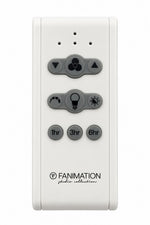 Fanimation TR800S handheld ceiling fan remote control, front view [Fanimation-TR800S|CUSTOM|1]