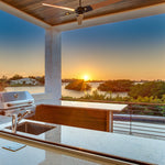 Modern Fan Co Torsion 52" Ceiling Fan - Damp Rated - photo (Torsion_235D.jpg) [Modern Fan Co-TOR-GW-52-WH-NL-001|CUSTOM|1]