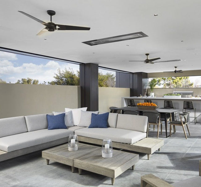 Modern Fan Co Torsion 62" Ceiling Fan - Damp Rated - photo (Torsion_307A.jpg) [Modern Fan Co-TOR-GW-62-WH-NL-001|CUSTOM|8]