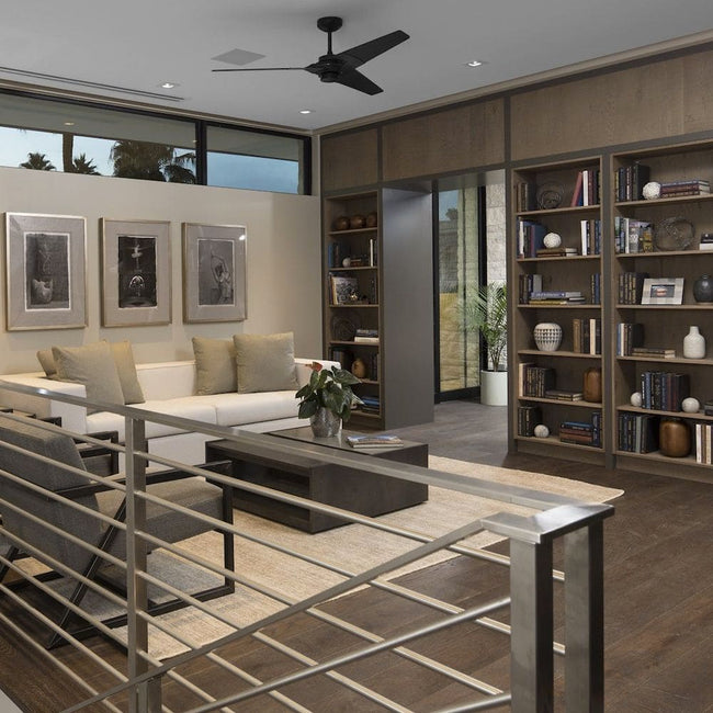 Modern Fan Co Torsion 62" Ceiling Fan - Damp Rated - photo (Torsion_307.jpg) [Modern Fan Co-TOR-GW-62-WH-NL-001|CUSTOM|5]