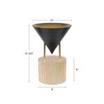 Versus 15" Table Lamp - dimension drawing [Alora-TL341015STA|CUSTOM|1]