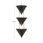 Versus Wall Sconce - dimension drawing 2 [Alora-WS341328STA|CUSTOM|1]