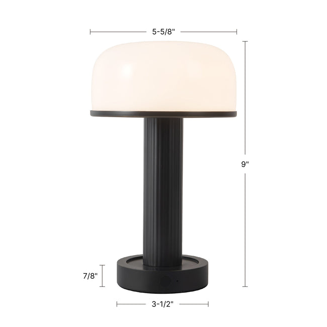 Vienna LED Table Lamp - dimension drawing 1 [Alora-TL308706UBGO|CUSTOM|1]