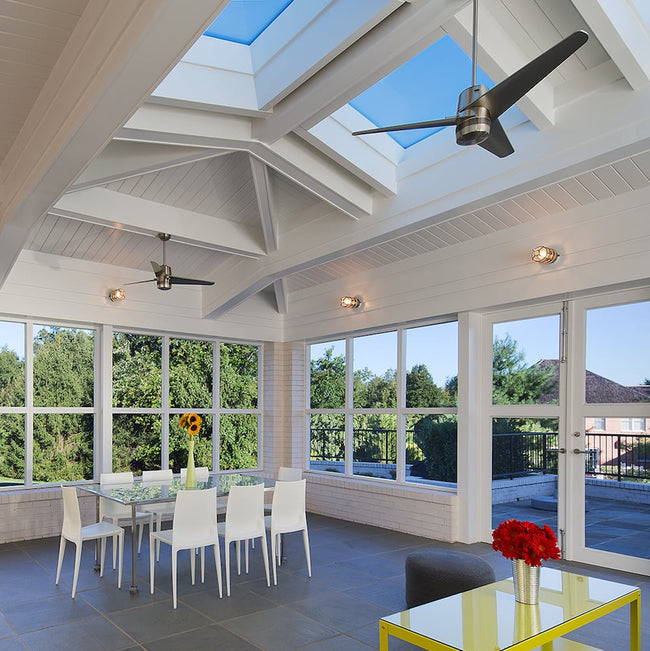 Modern Fan Co Velo DC 48" Ceiling Fan - Damp Rated - photo (Velo_122B.jpg) [Modern Fan Co-VEL-GW-48-WH-NL-WC|CUSTOM|3]