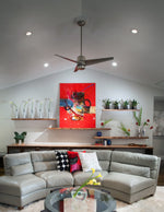 Modern Fan Co Velo DC 48" Ceiling Fan - Damp Rated - photo (Velo_256.jpg) [Modern Fan Co-VEL-GW-48-WH-NL-WC|CUSTOM|12]