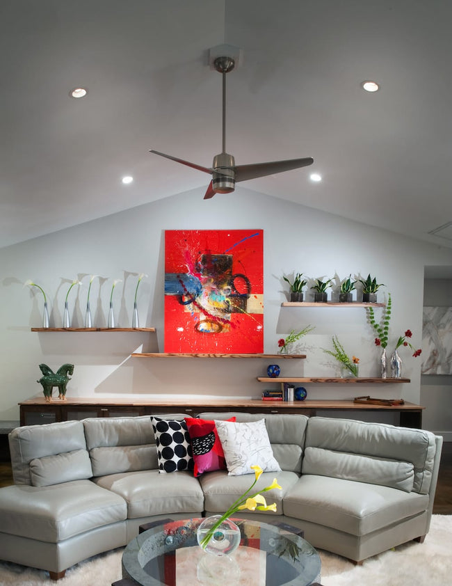 Modern Fan Co Velo DC 48" Ceiling Fan - Damp Rated - photo (Velo_256.jpg) [Modern Fan Co-VEL-GW-48-WH-NL-WC|CUSTOM|12]