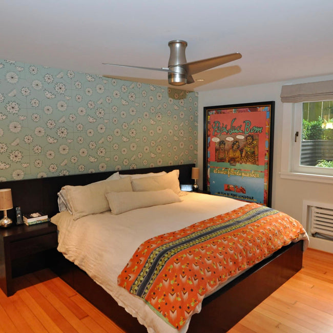 Modern Fan Co Velo DC 48" Flush Mount Ceiling Fan - Damp Rated - photo (Velo_Flush_276.jpg) [Modern Fan Co-VEL-FM-GW-48-WH-NL-WC|CUSTOM|6]