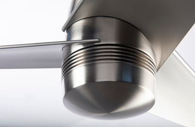 Modern Fan Co Velo DC 48" Flush Mount Ceiling Fan - Damp Rated - photo (Velo_Flush_7562.jpg) [Modern Fan Co-VEL-FM-GW-48-WH-NL-WC|CUSTOM|4]