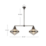 Willard 41" 2-Light Linear Pendant - dimension drawing 1 [Alora-LP348241PNOP|CUSTOM|1]