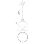 Willard Pendant - dimension drawing 2 [Alora-PD348114PNOP|CUSTOM|2]