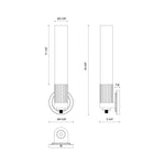 Rue Wall and Vanity Light - dimension drawing 2 [Alora-WV416101BG|CUSTOM|2]