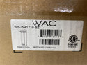 LED Wall Light from the Spa Collection in Bronze Finish by W.A.C. Lighting (Final Sale)