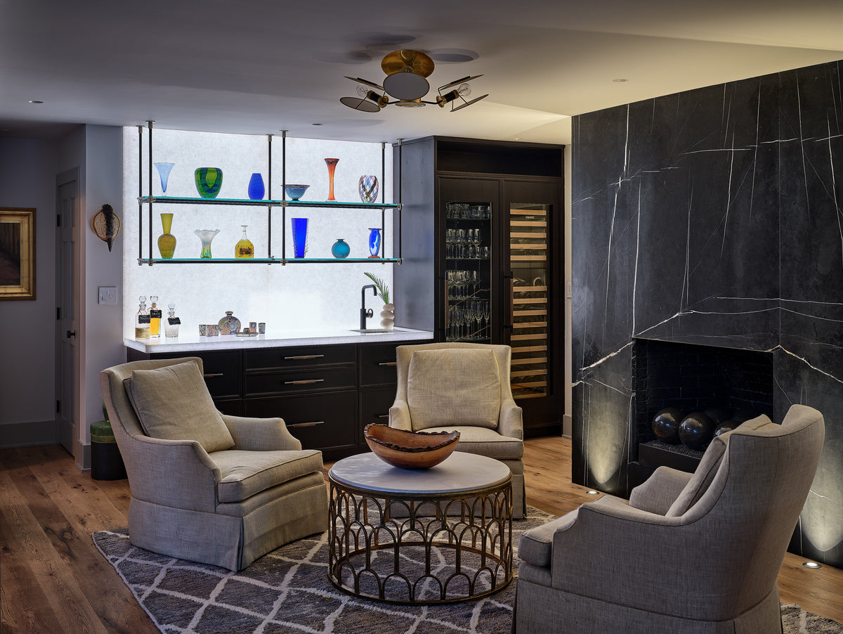 Bar Stone + Fireplace only