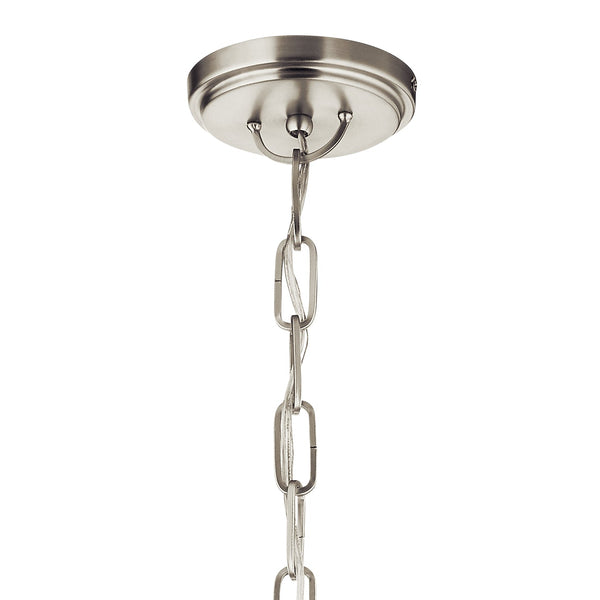 One Light Mini Pendant from the Montauk Collection in White Finish by Kichler (Clearance Display, Final Sale)