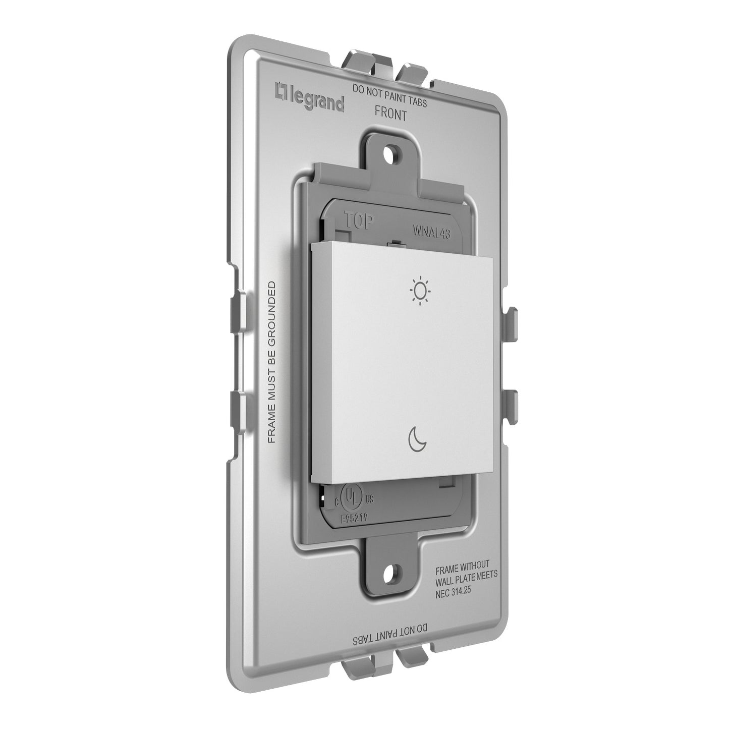 adorne Wireless Wake/Sleep Smart Switch with Netatmo by Legrand