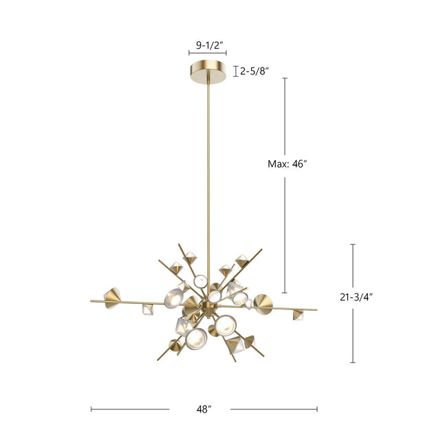 Kuzco Lighting-CH50848-BG|ALT|2