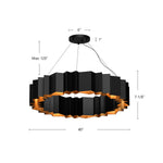 Kuzco Lighting-CH58040-BK/GD|ALT|2