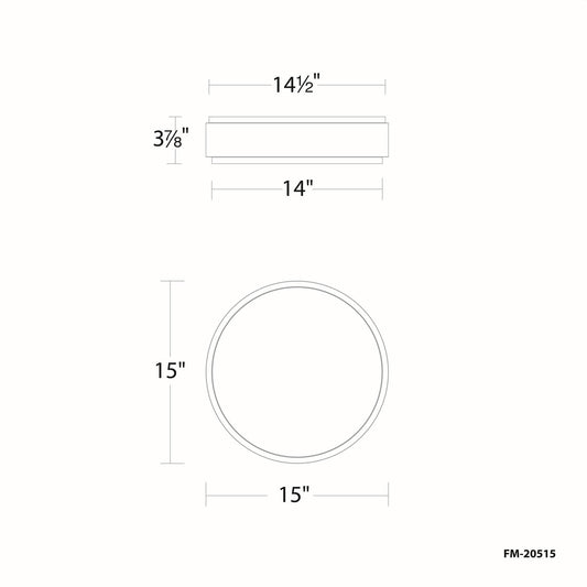 W.A.C. Lighting-FM-20515-40-WT/AB|ALT|1