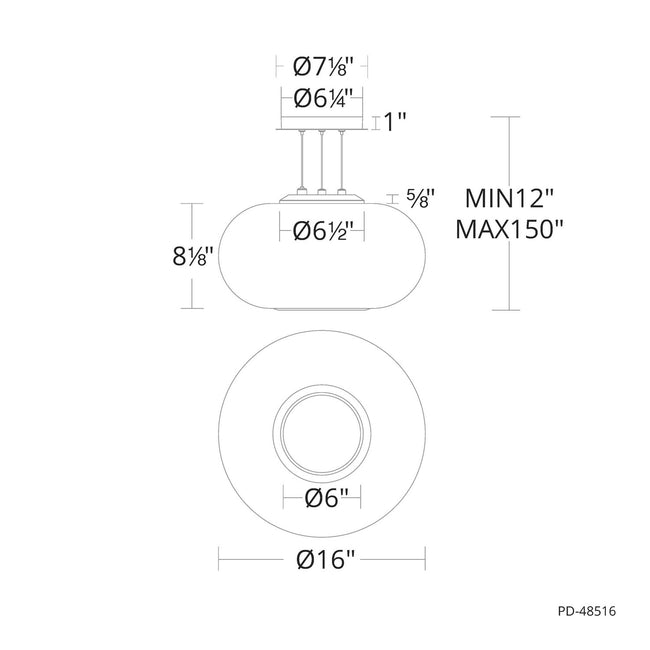 W.A.C. Lighting-PD-48516-40-BK|ALT|1