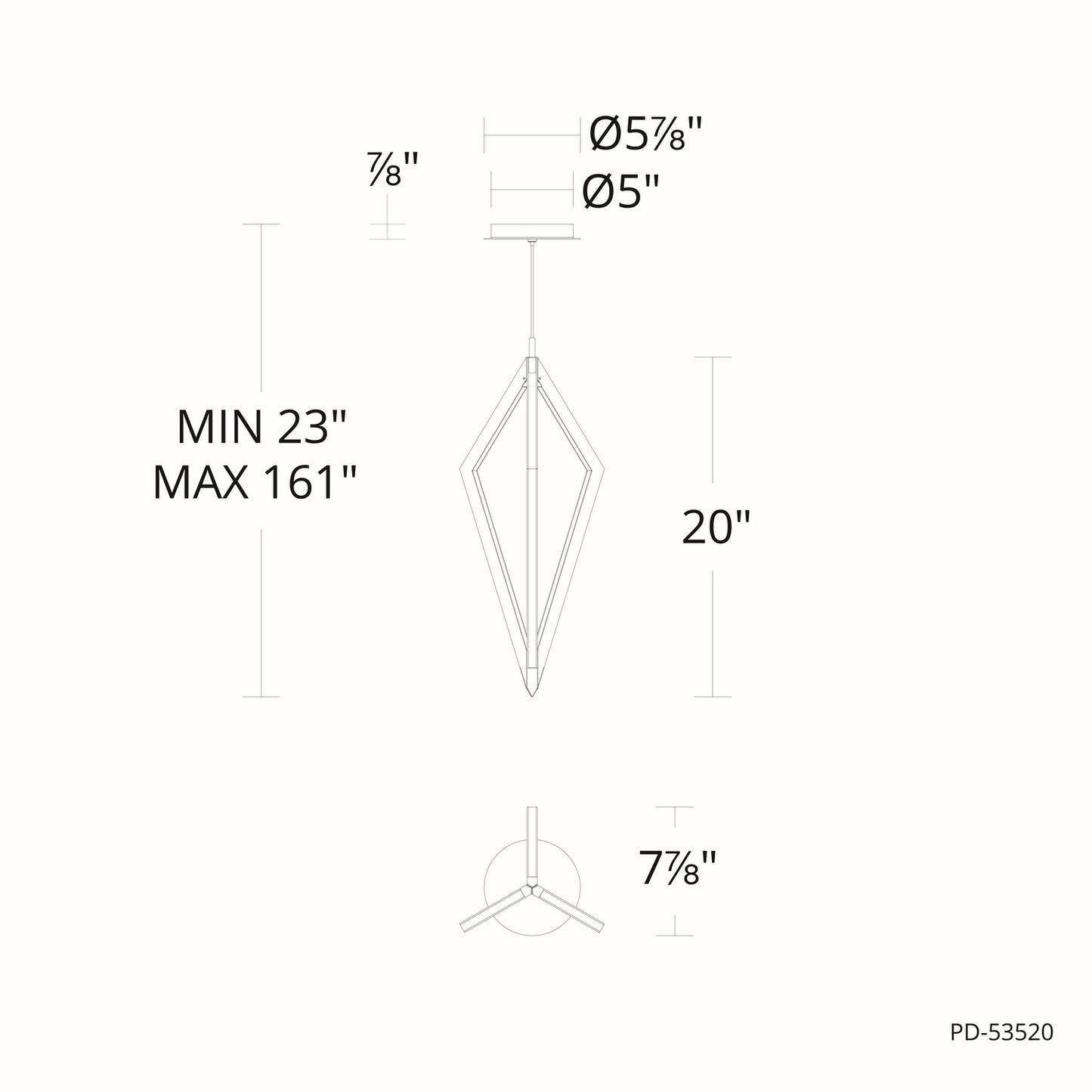 W.A.C. Lighting-PD-53520-35-AB|ALT|1